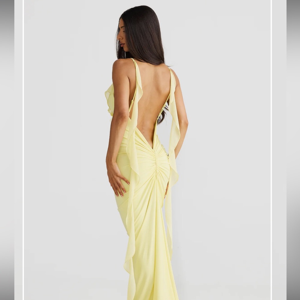 Melani The Label DANIELA Dress in Butter Yellow - Worn Once